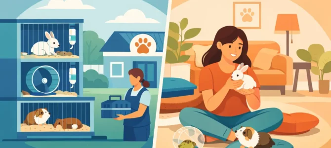 Boarding Facility or Pet Sitter for Small Pets?