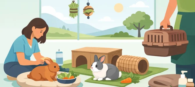 Rabbit Boarding Holiday Care Done Properly